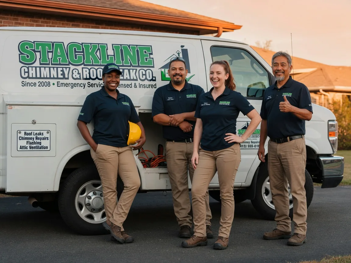 Chimney flashing repair company in Utica, IL